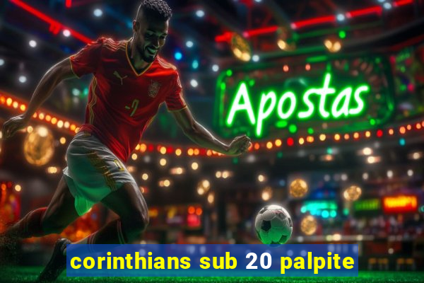 corinthians sub 20 palpite